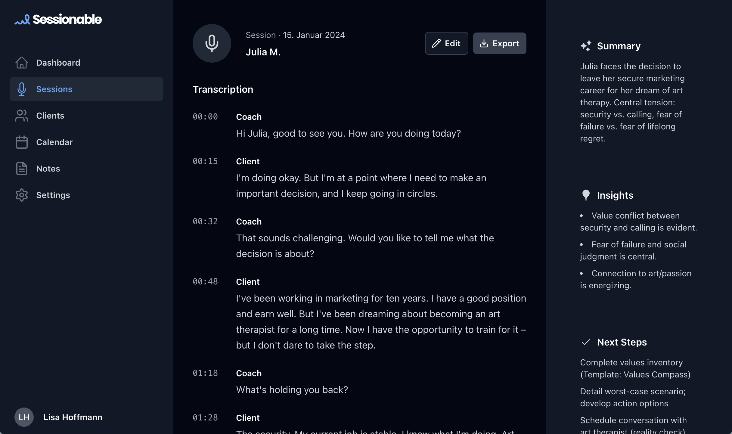 ScriptCompanion App Screenshot