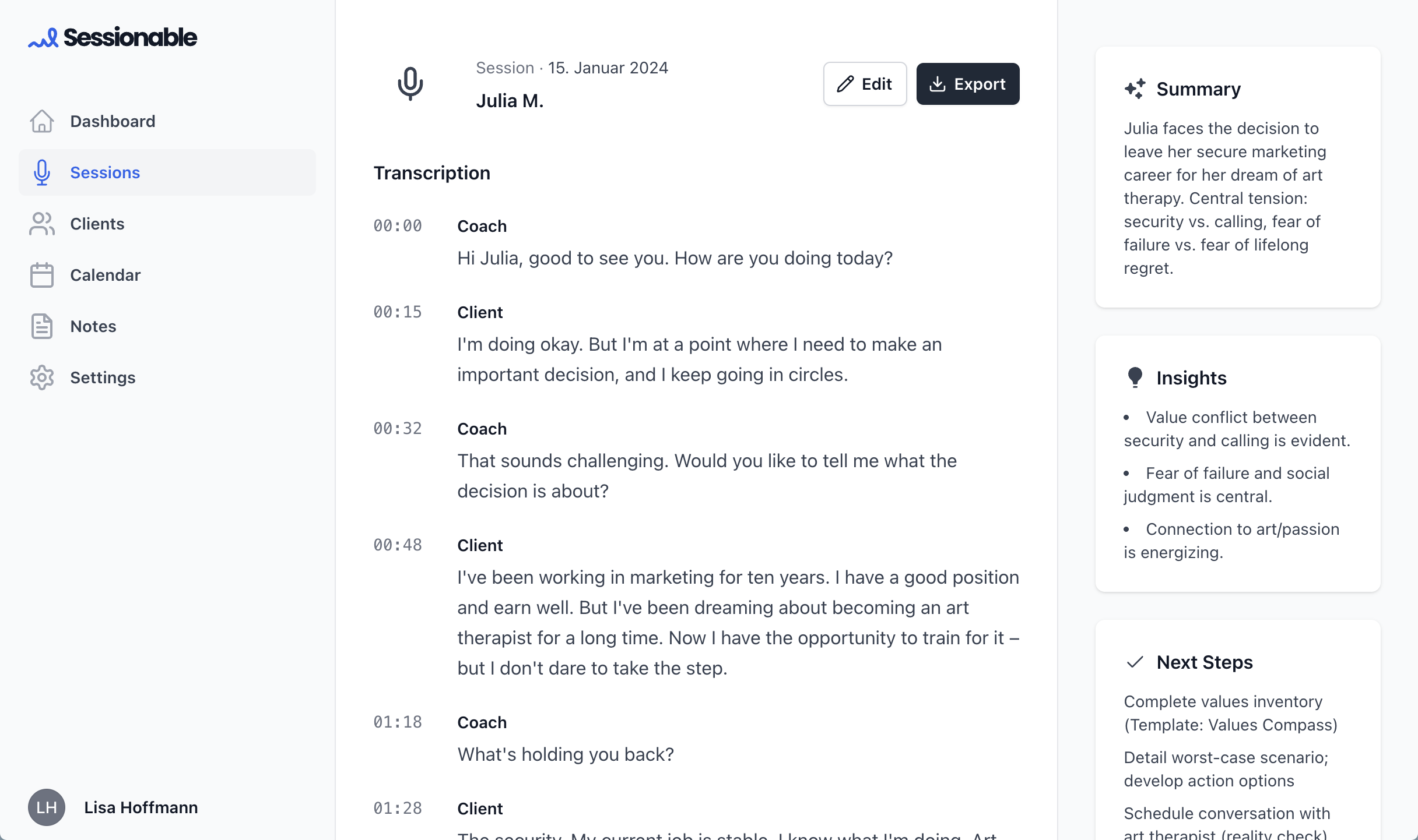ScriptCompanion App Screenshot